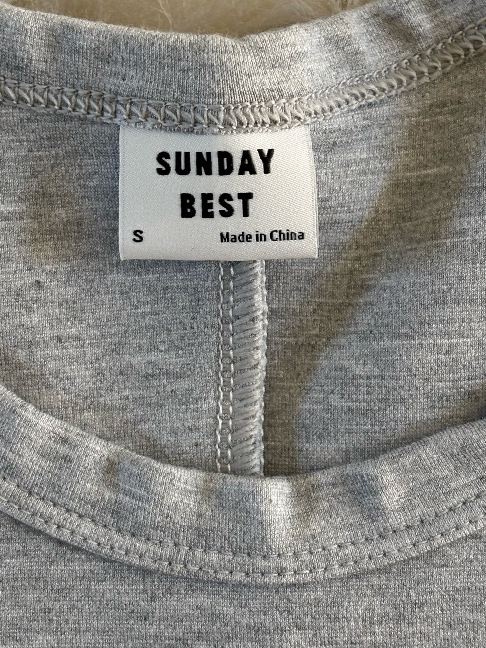 Aritzia Sunday Best Racerback Tank Mini Dress Gray Small - Picture 2 of 8